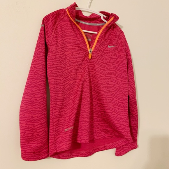 Nike 1/4 zip running top 6x - Picture 2 of 4